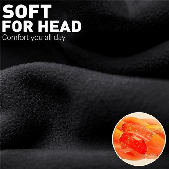 JOEYOUNG Fleece Ear Warmers for Men Women Kids - Winter Headband Ear Muffs Ear - Picture 4 of 7